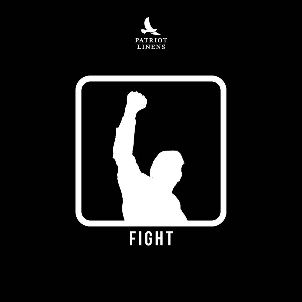 Premium Embroidered Microfiber Towel: TRUMP FIGHT