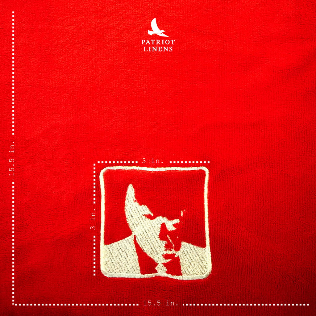 Premium Embroidered Microfiber Towel: TRUMP MUGSHOT