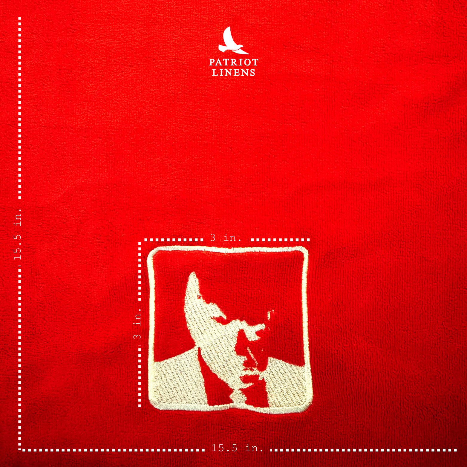 Premium Embroidered Microfiber Towel: TRUMP MUGSHOT