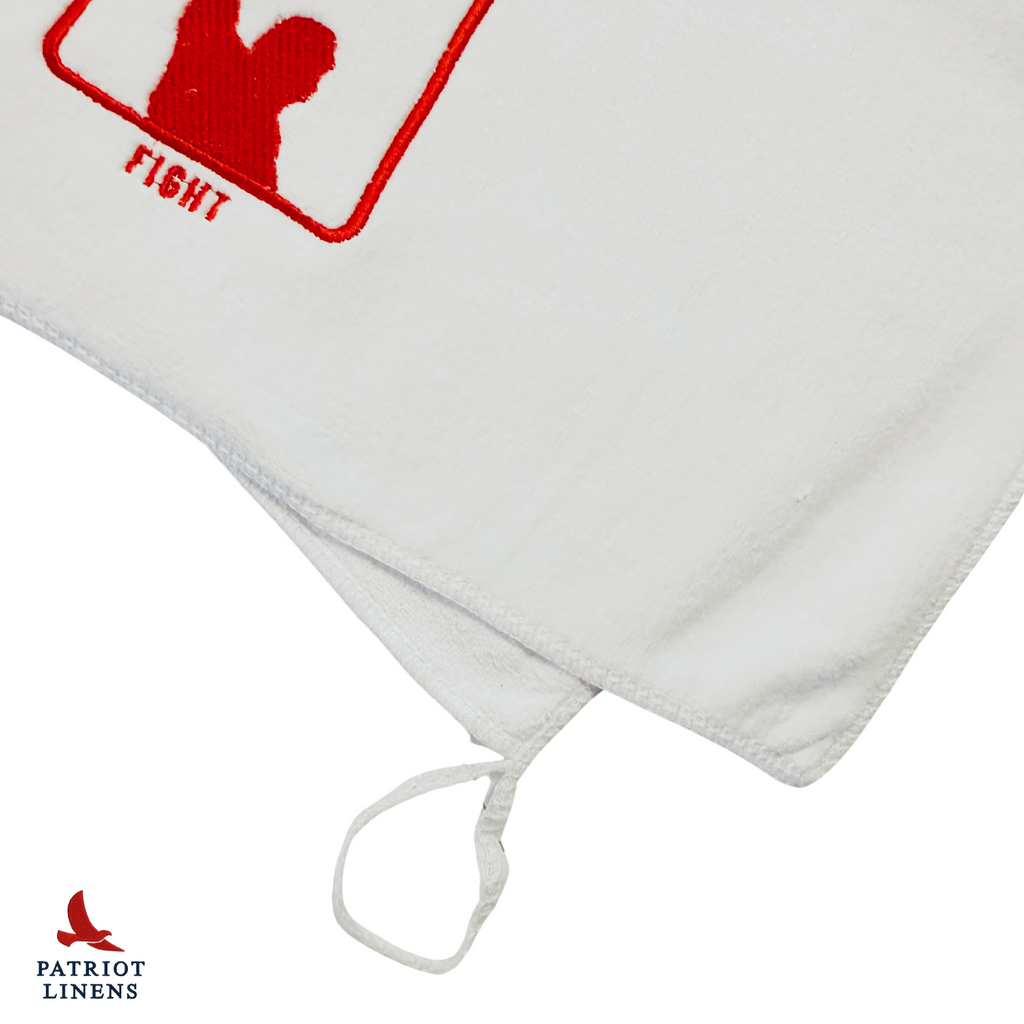Premium Embroidered Microfiber Towel: TRUMP FIGHT