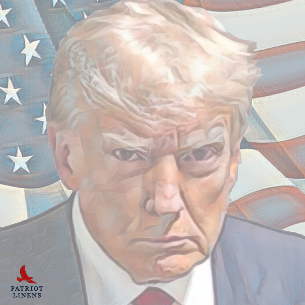 Premium Embroidered Microfiber Towel: TRUMP MUGSHOT