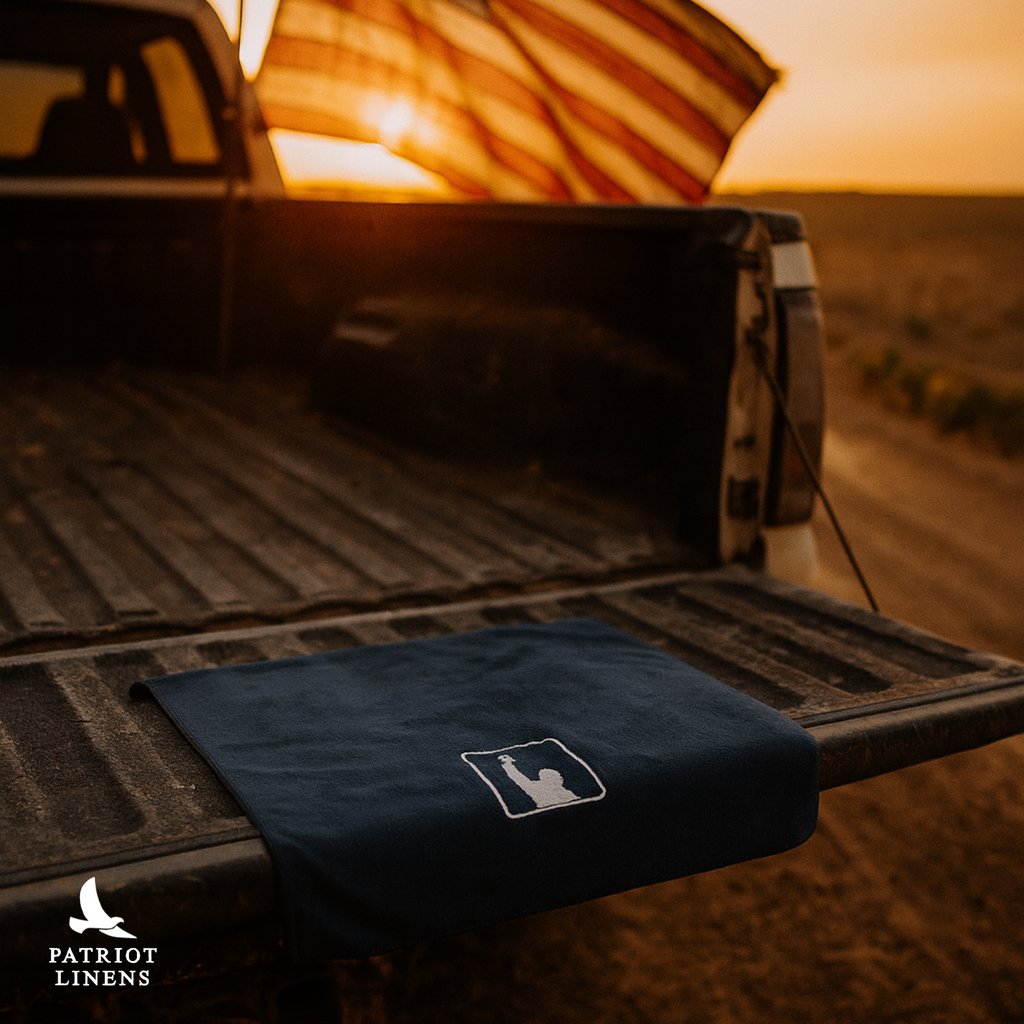 Premium Embroidered Microfiber Towel: TRUMP FIGHT